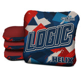 Logic Cornhole Angle Splat - Red White Blue - ACL PRO 2026 BAGS - MULTIPLE BAG SERIES - Set of 4 bags