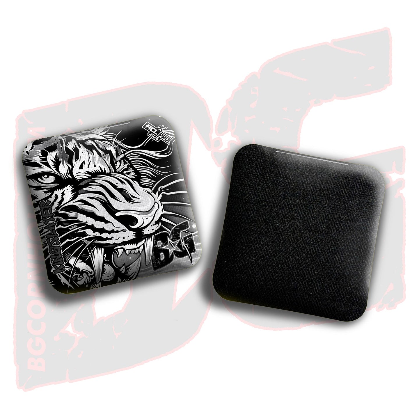 BG Cornhole 2026 Multiple Bag Models  “Eye of the Tiger” - ACL Pro Stamped Cornhole Bags - SET OF 4 BAGS