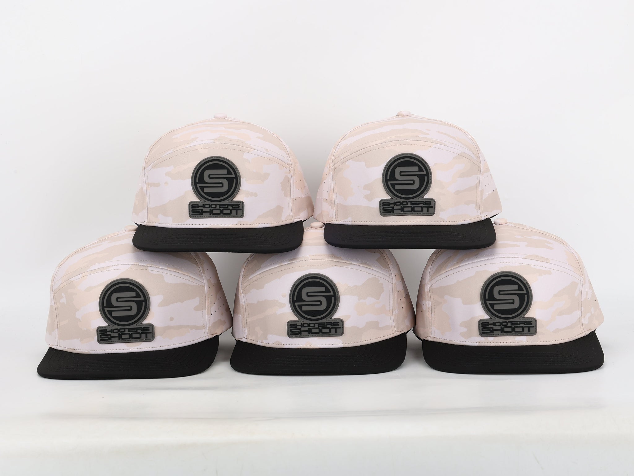 Killshots Cornhole 7 Panel Flat-Bill Snap-Back "Tactical" Hat - Camo