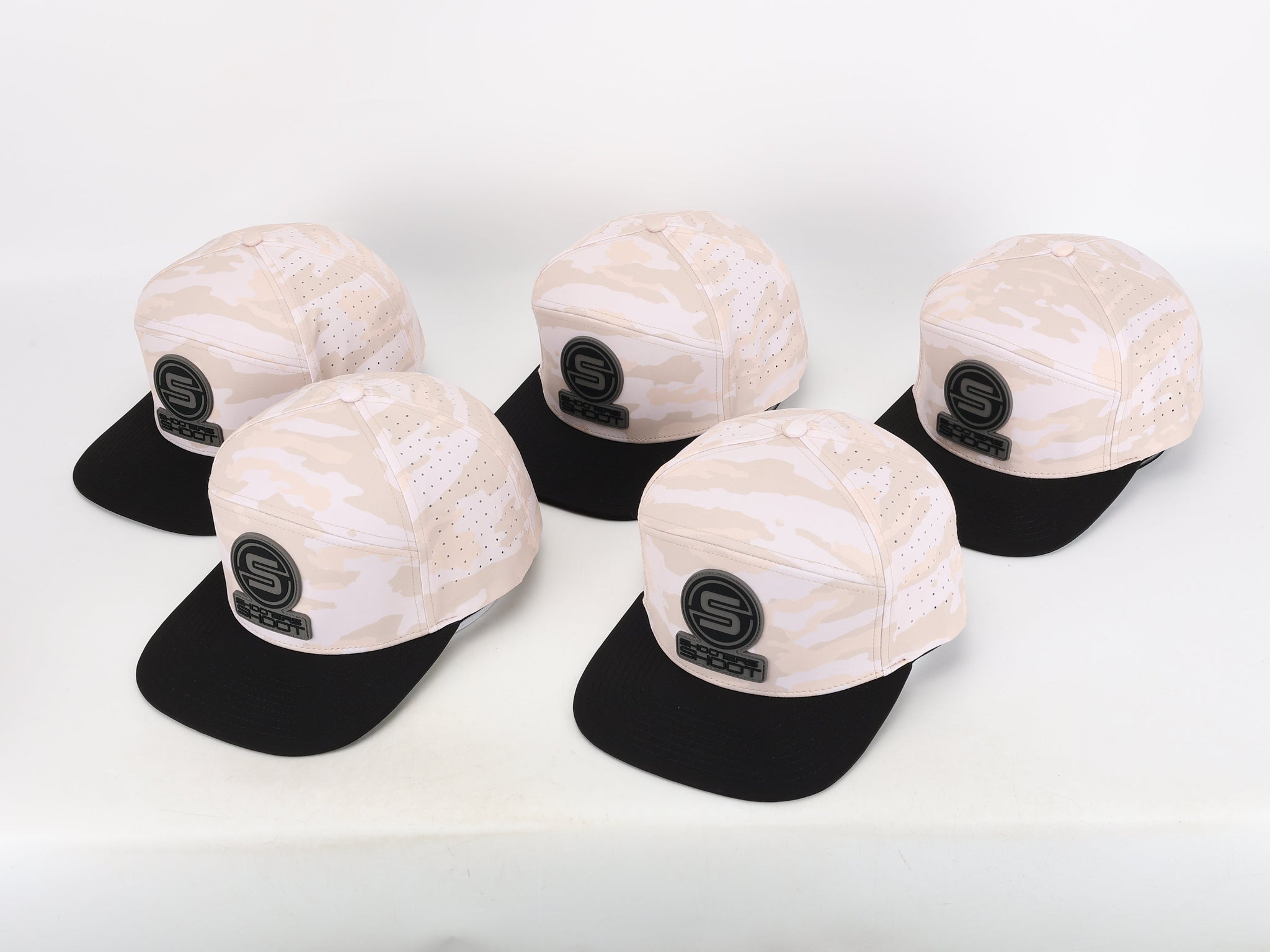 Killshots Cornhole 7 Panel Flat-Bill Snap-Back "Tactical" Hat - Camo