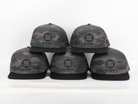 Killshots Cornhole 7 Panel Flat-Bill Snap-Back "Tactical" Hat - Camo
