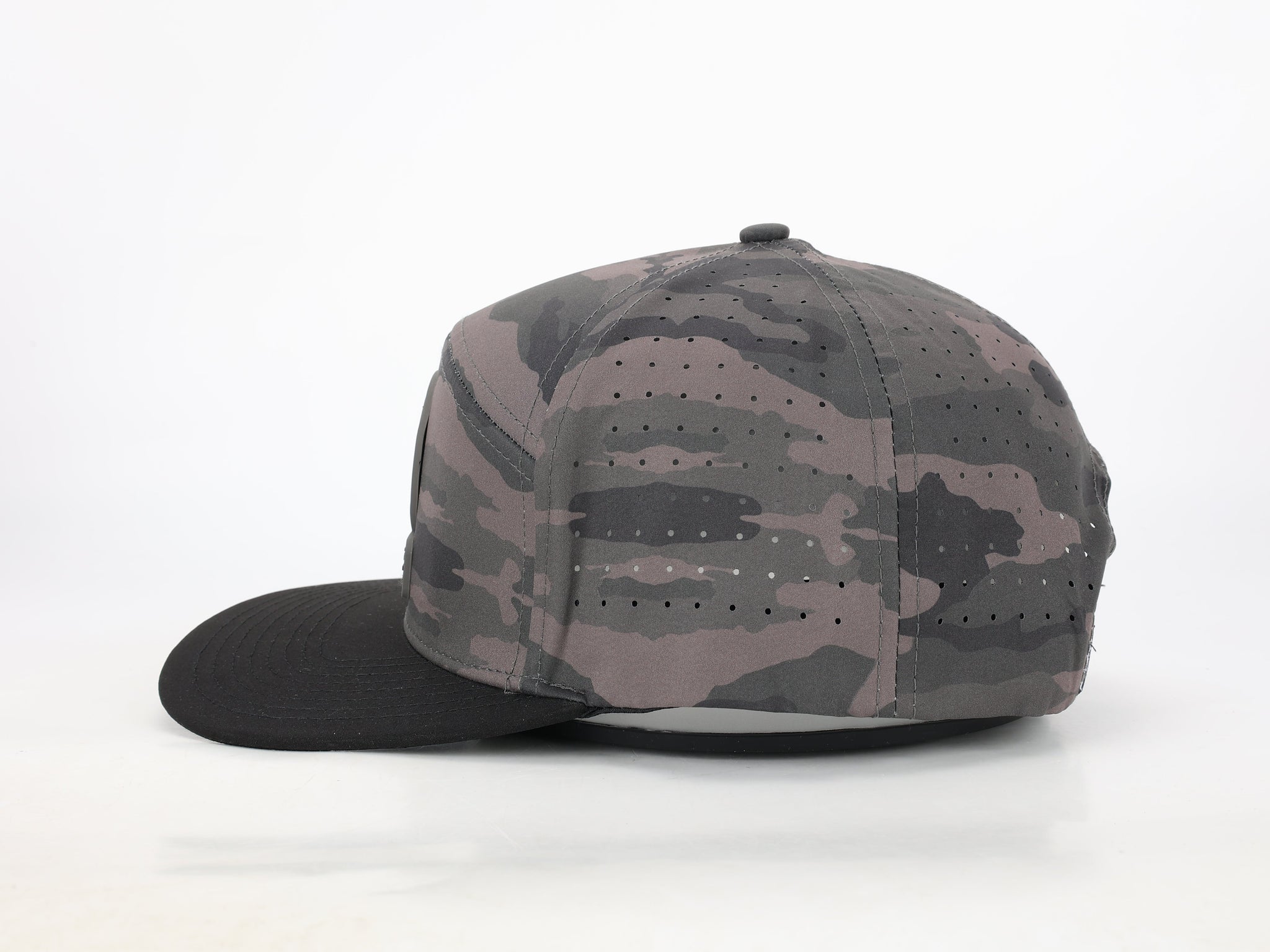 Killshots Cornhole 7 Panel Flat-Bill Snap-Back "Tactical" Hat - Camo