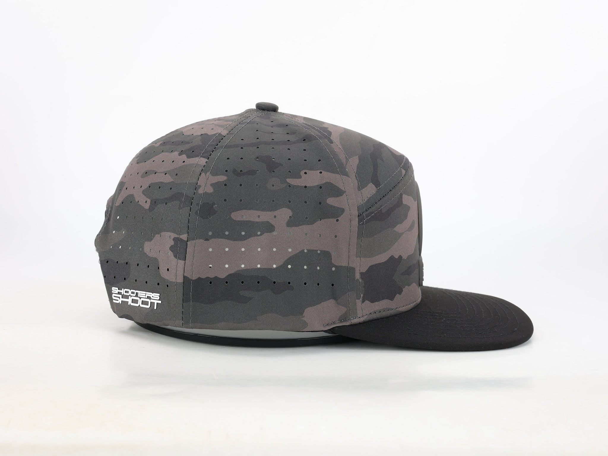 Killshots Cornhole 7 Panel Flat-Bill Snap-Back "Tactical" Hat - Camo