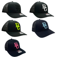 BG Cornhole Black 112 Trucker Hat - Colored Embroidery - RICHARDSON