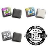 BG Cornhole 2025 BG Wizard 4" Mini Cornhole Bags - “MULTI SPLATTER” - Set of 4 Bags