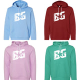 BG Cornhole Logo Unisex Fleece Hoodie - Multiple Colors