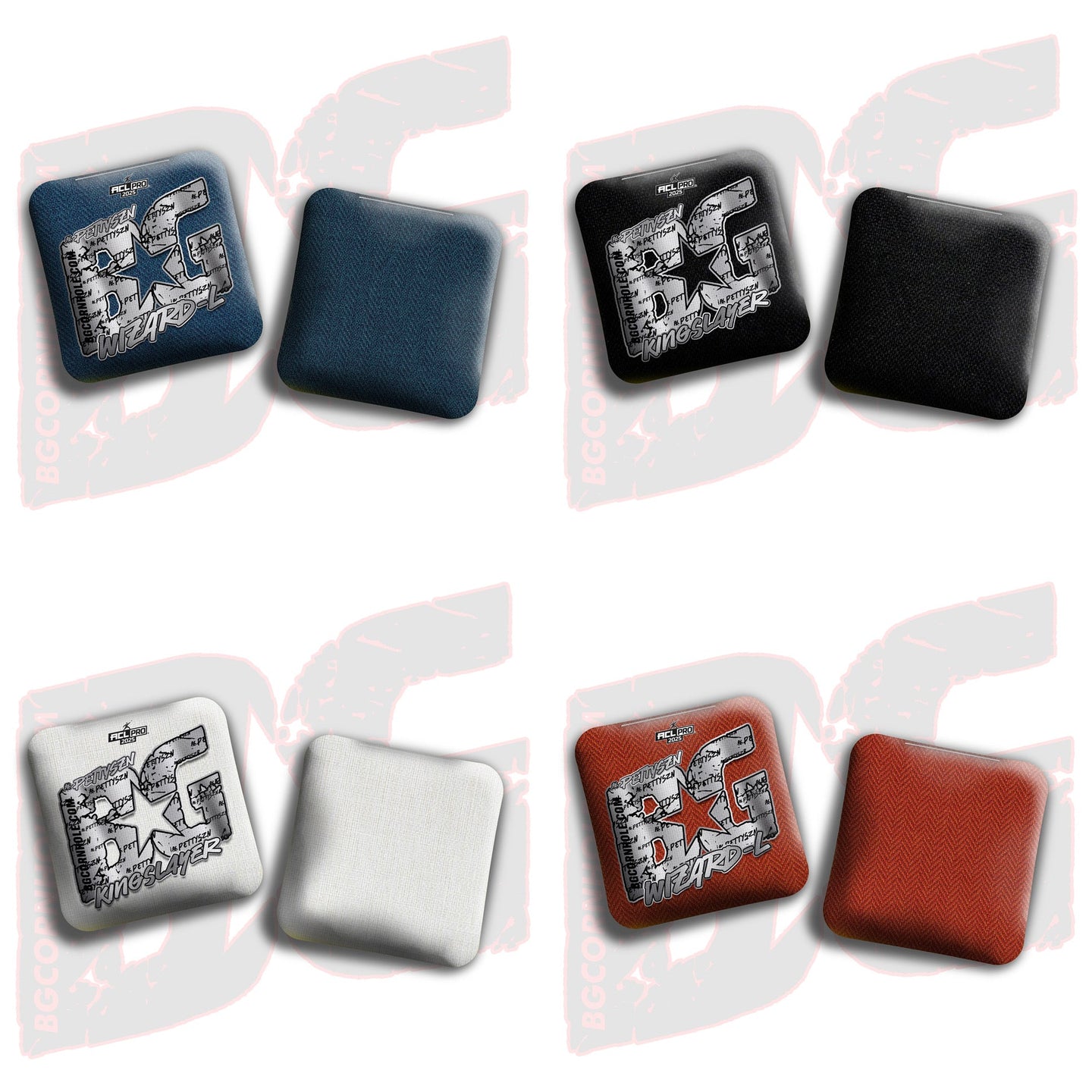 BG Cornhole 2026 BG Multiple Bag Models "Petty SZN" - ACL Pro Stamped Cornhole Bags - SET OF 4 BAGS