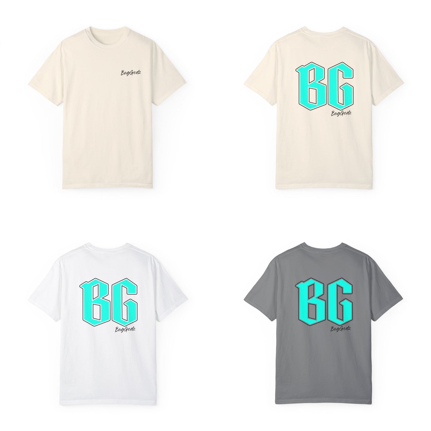 BG Cornhole Teal BG Unisex Comfort Colors Tee - Multiple Colors