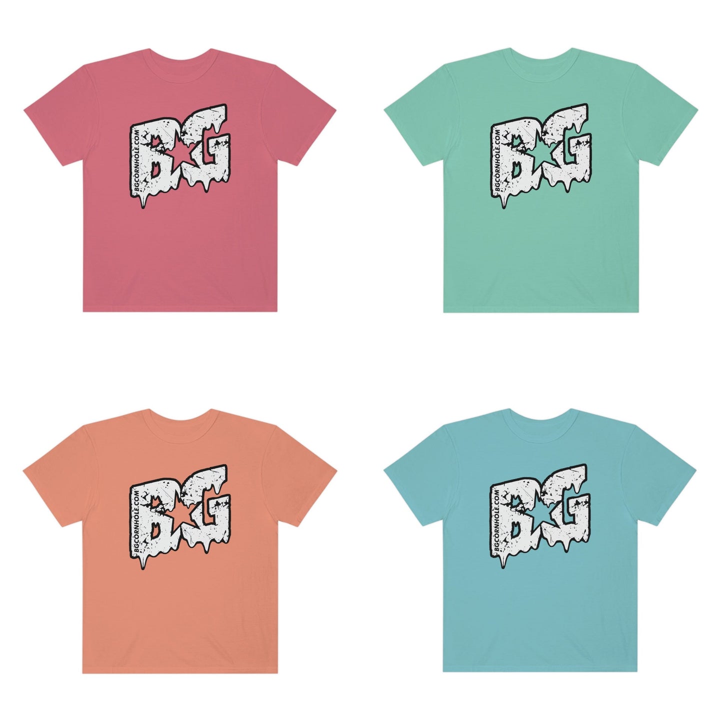 BG Cornhole Drip Unisex Comfort Colors Tee - Multiple Colors