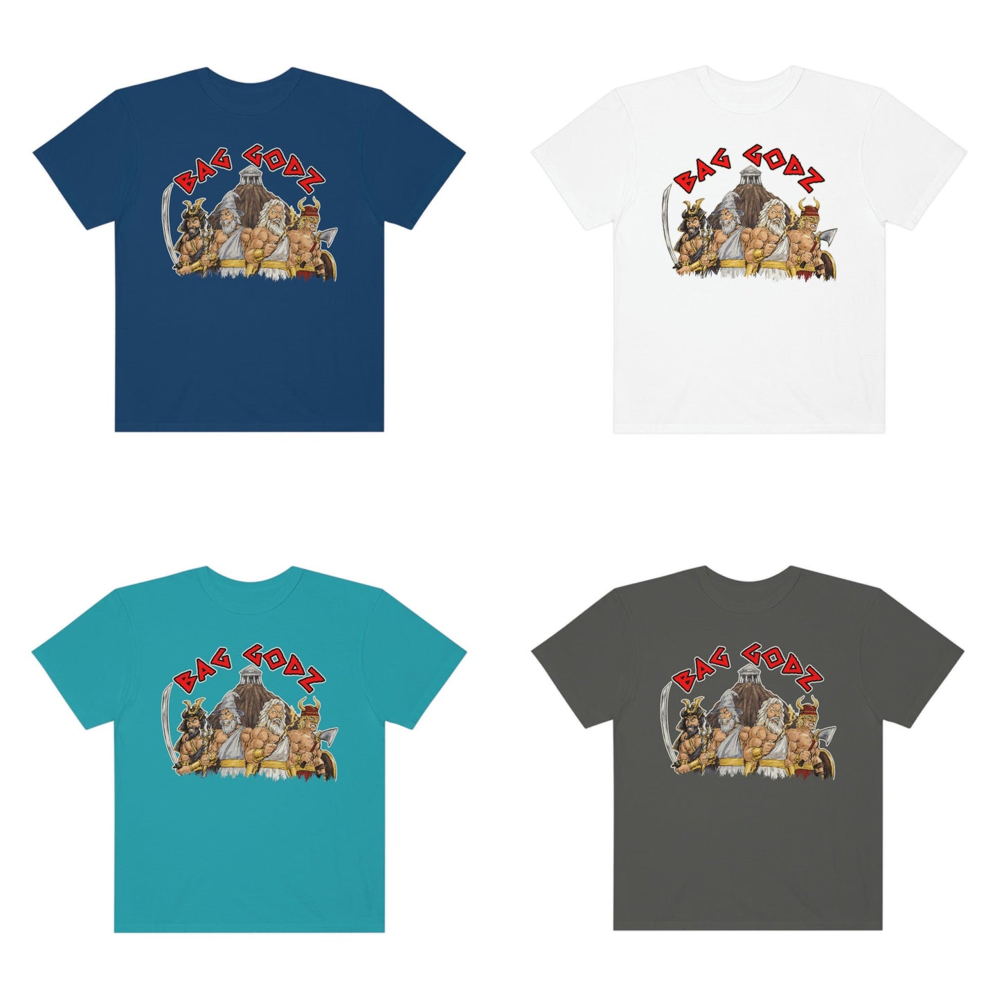 BG Cornhole Gladiators Unisex Comfort Colors Tee - Multiple Colors
