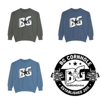BG Cornhole Unisex Comfort Colors Crewneck - Multiple Colors