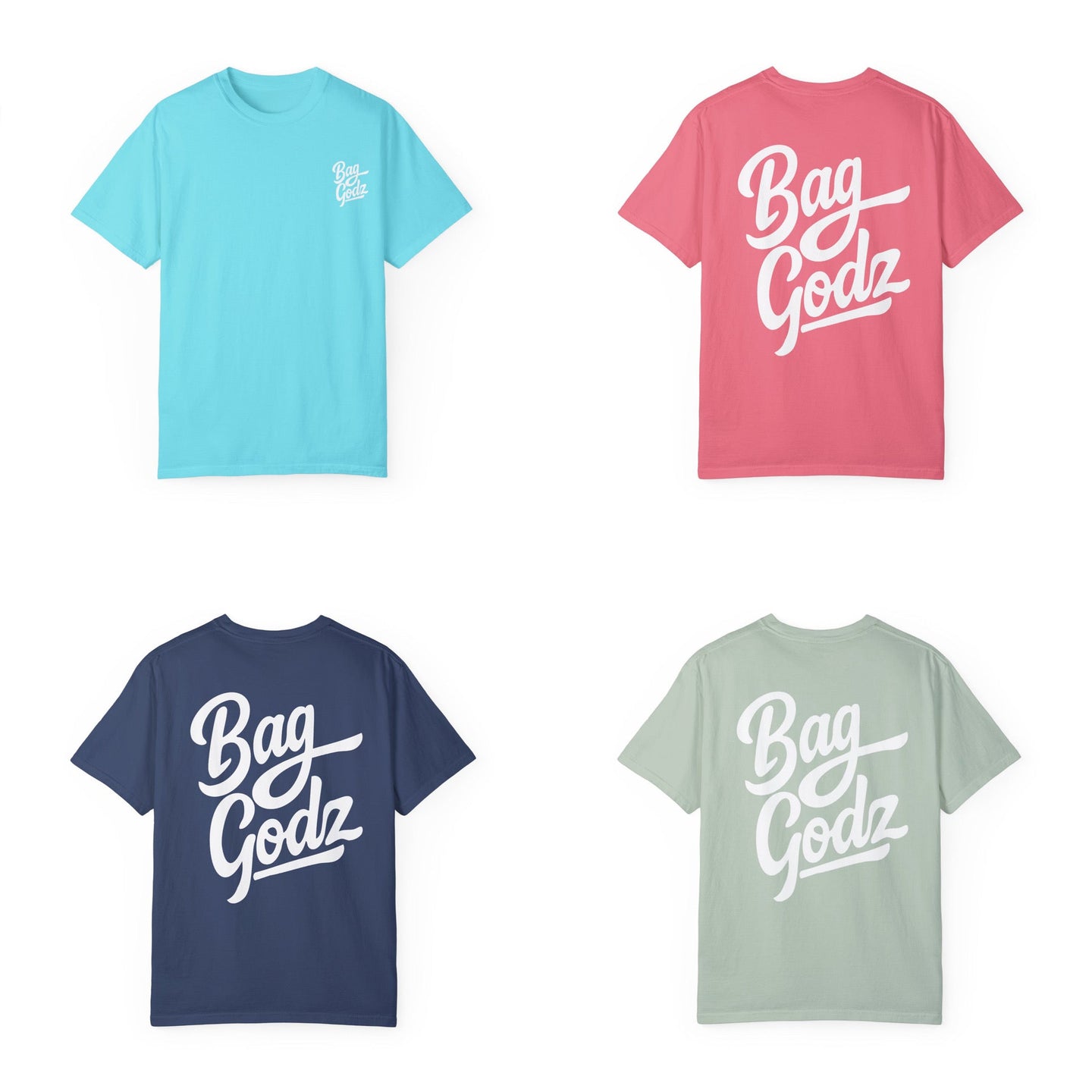 BG Cornhole Large BagGodz Unisex Comfort Colors Tee - Multiple Colors