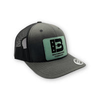Brotherhood Cornhole Curved Bill Snapback – Teal Leatherette Patch