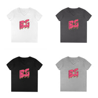 BG Cornhole Women's Drip V-Neck T-Shirt - Multiple Colors