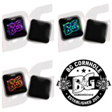 BG Cornhole 2025 BG Wizard L 4" Mini Cornhole Bags - “Cosmic Shock" - Set of 4 Bags