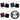 BG Cornhole 2025 BG Wizard L 4" Mini Cornhole Bags - “Cosmic Shock" - Set of 4 Bags