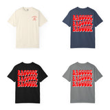 BG Cornhole Red Wavy Badgodz Unisex Tee - Multiple Colors