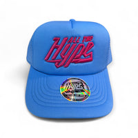 Traditional Trucker (Powder Blue & Pink)