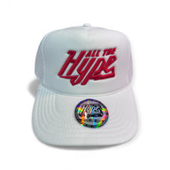 Traditional Trucker (White & Red)