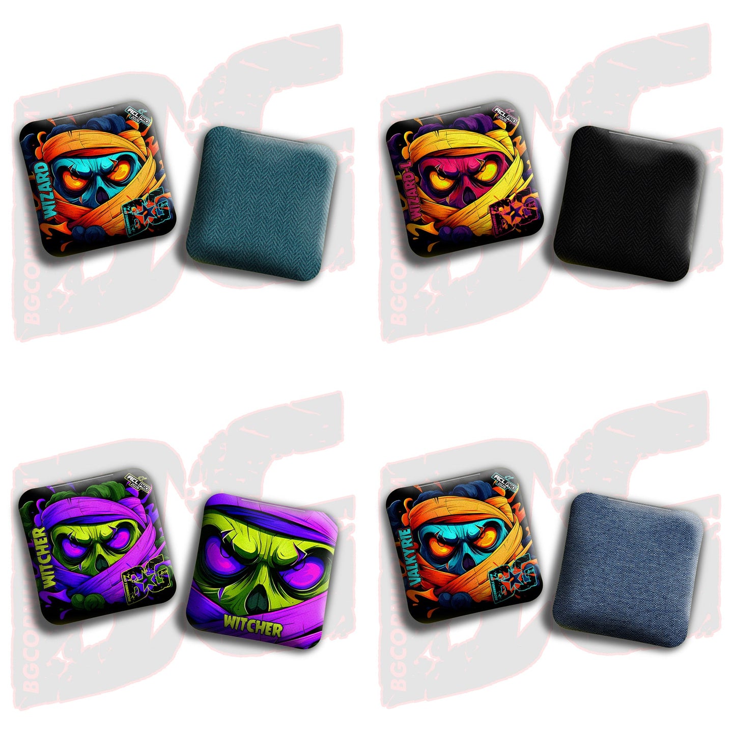 BG Cornhole 2026 Multiple Bag Models  “Wrap God” - ACL Pro Stamped Cornhole Bags - SET OF 4 BAGS