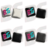 BG Cornhole 2026 Multiple Bag Models "Miami Split Logo Colormatch" - ACL Pro Stamped Cornhole Bags - SET OF 4 BAGS