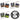 BG Cornhole 2026 COMP BG Assassin - "Logo Repeat" - ACL Comp Stamped Cornhole Bags - SET OF 4 BAGS