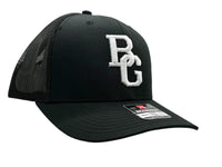 BG Cornhole Black 112 Trucker Hat - Colored Embroidery - RICHARDSON