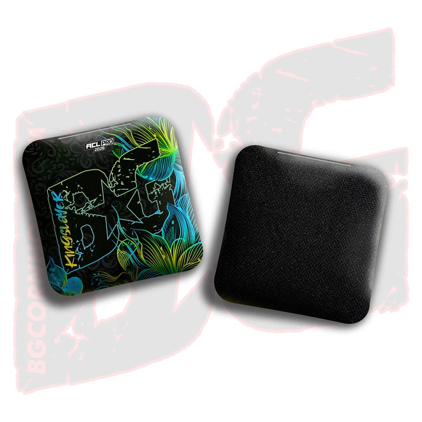 BG Cornhole 2026 Multiple Bag Models  “Ink Blossom” - ACL Pro Stamped Cornhole Bags - SET OF 4 BAGS