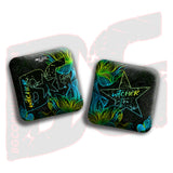 BG Cornhole 2026 Multiple Bag Models  “Ink Blossom” - ACL Pro Stamped Cornhole Bags - SET OF 4 BAGS