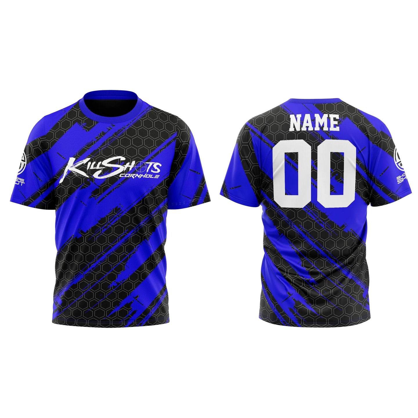 Killshots Cornhole Sublimated Premium Sports Jersey - "Honeycomb"