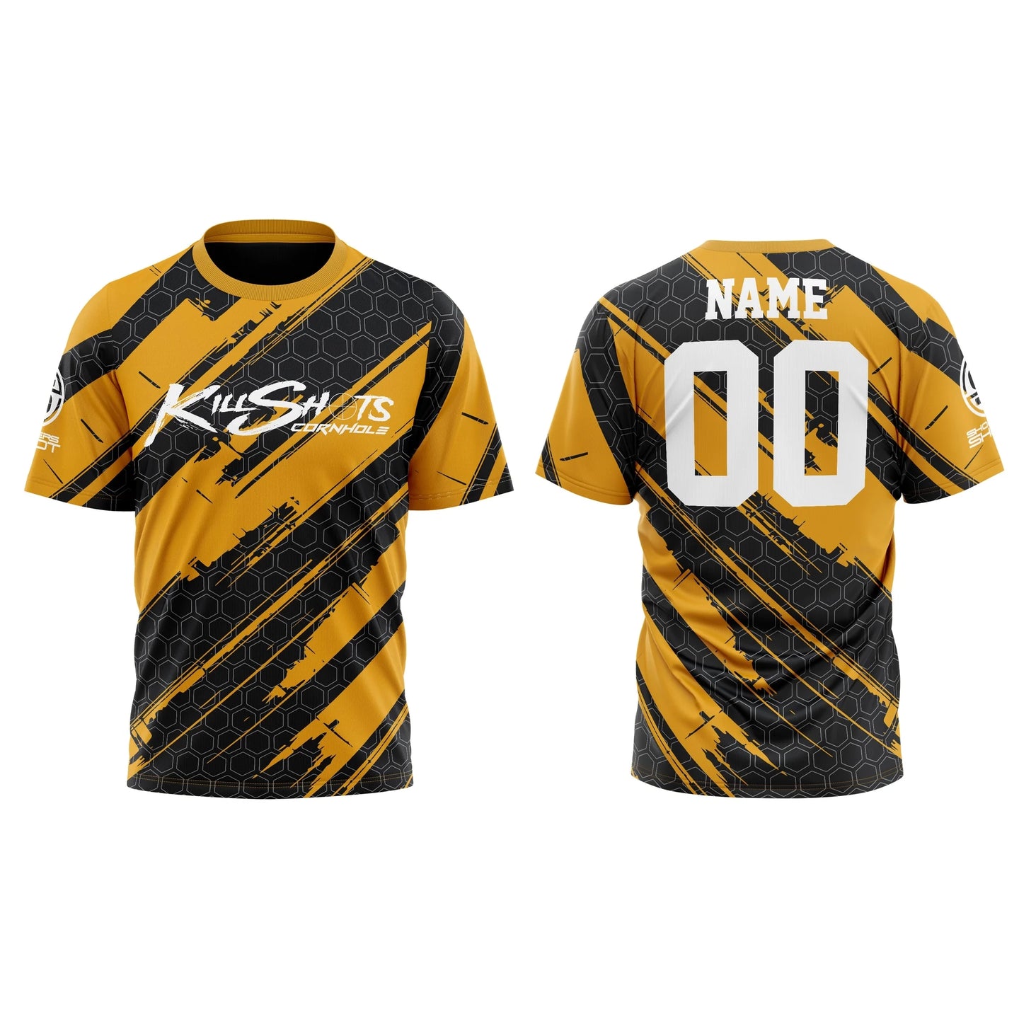 Killshots Cornhole Sublimated Premium Sports Jersey - "Honeycomb"