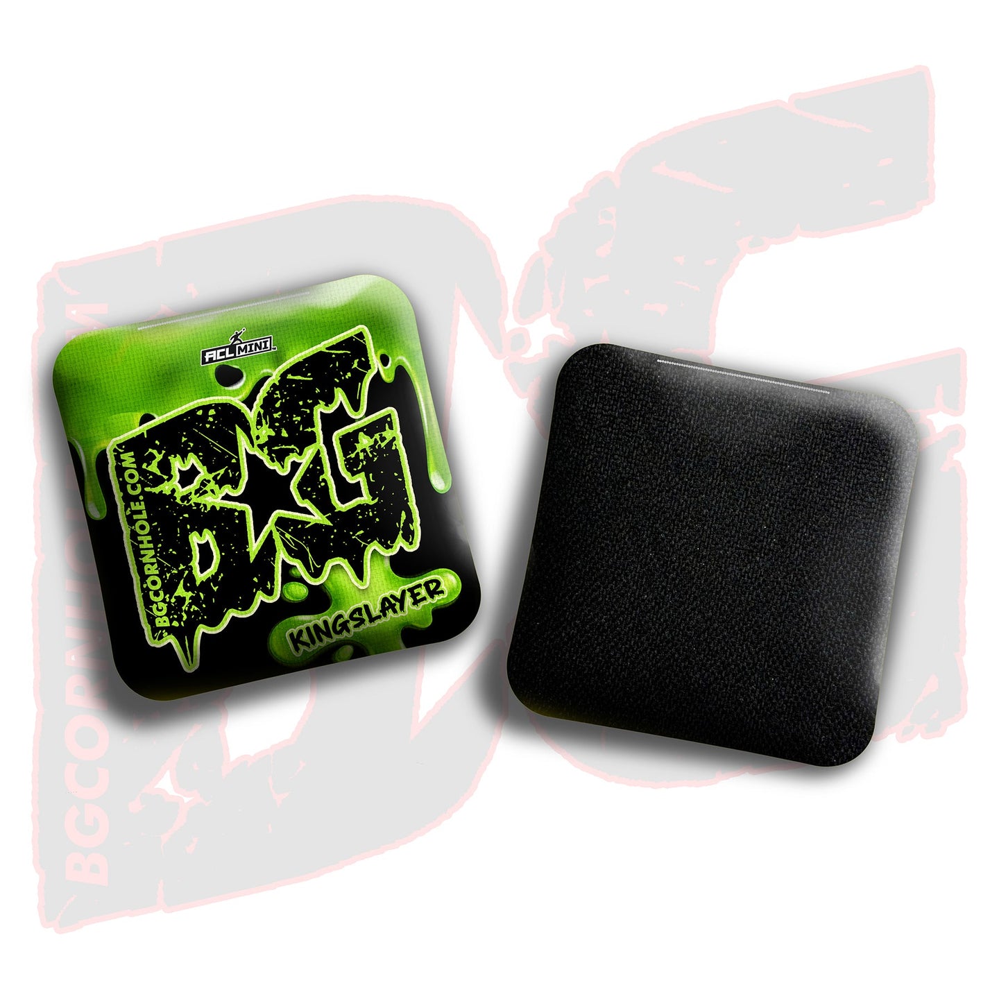 BG Cornhole 2025 BG Kingslayer 4" Mini Cornhole Bags - “Drip” - Set of 4 Bags