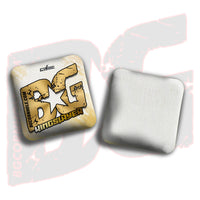 BG Cornhole 2025 BG Kingslayer 4" Mini Cornhole Bags - “Offwhite” - Set of 4 Bags