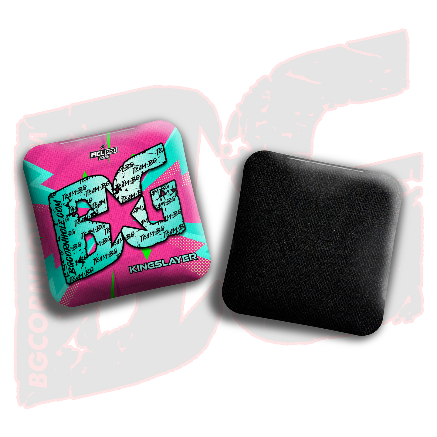 BG Cornhole 2026 BG Multiple Bag Types "Retro Strike" - ACL Pro Stamped Cornhole Bags - SET OF 4 BAGS