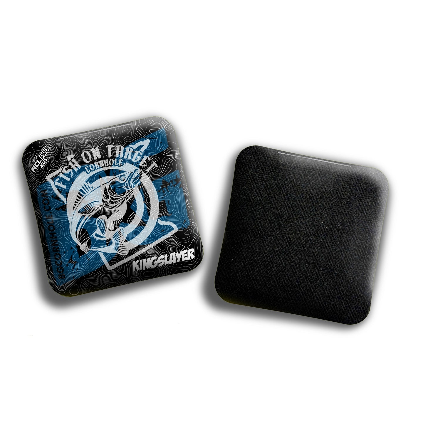 BG Cornhole 2026 Multiple Bag Models "Fish On Target” Collab - ACL Pro Stamped Cornhole Bags - SET OF 4 BAGS