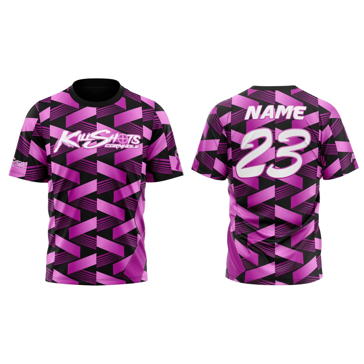 Killshots Cornhole Sublimated Premium Sports Jersey - "Ribbons"