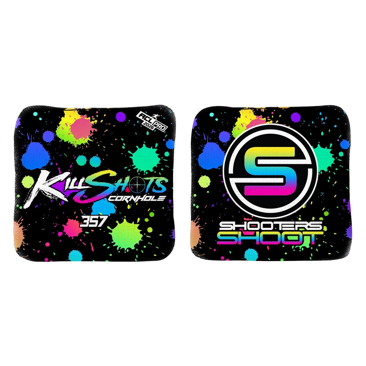 Killshots Cornhole | 357 Series | 2026 ACL PRO | Cornhole Bags | Stock Designs