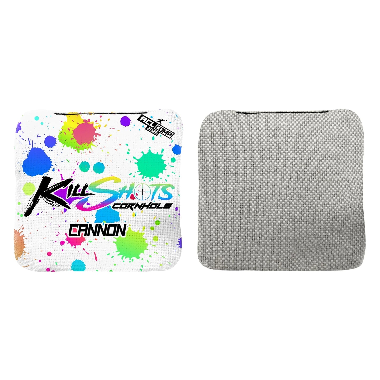 Killshots Cornhole | Cannon Series | 2026 ACL COMP | Cornhole Bags | Stock Designs