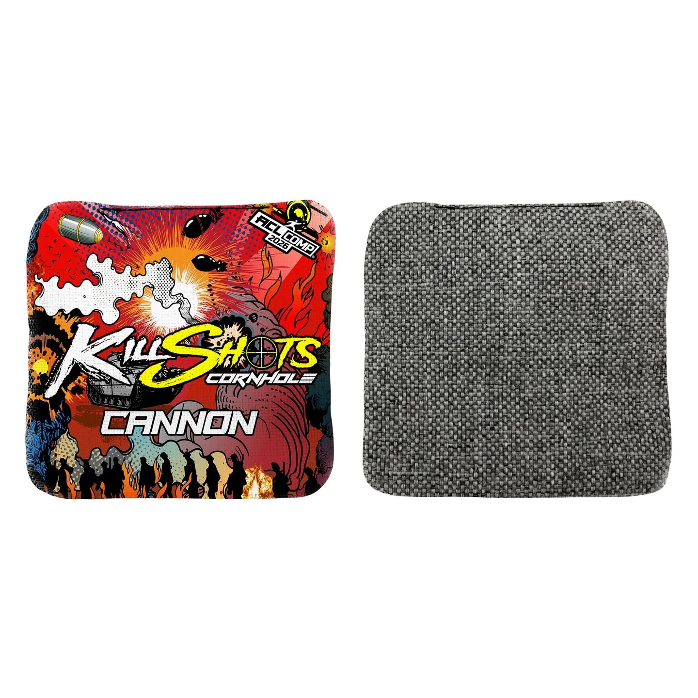 Killshots Cornhole | Cannon Series | 2026 ACL COMP | Cornhole Bags | Limited Edition Designs