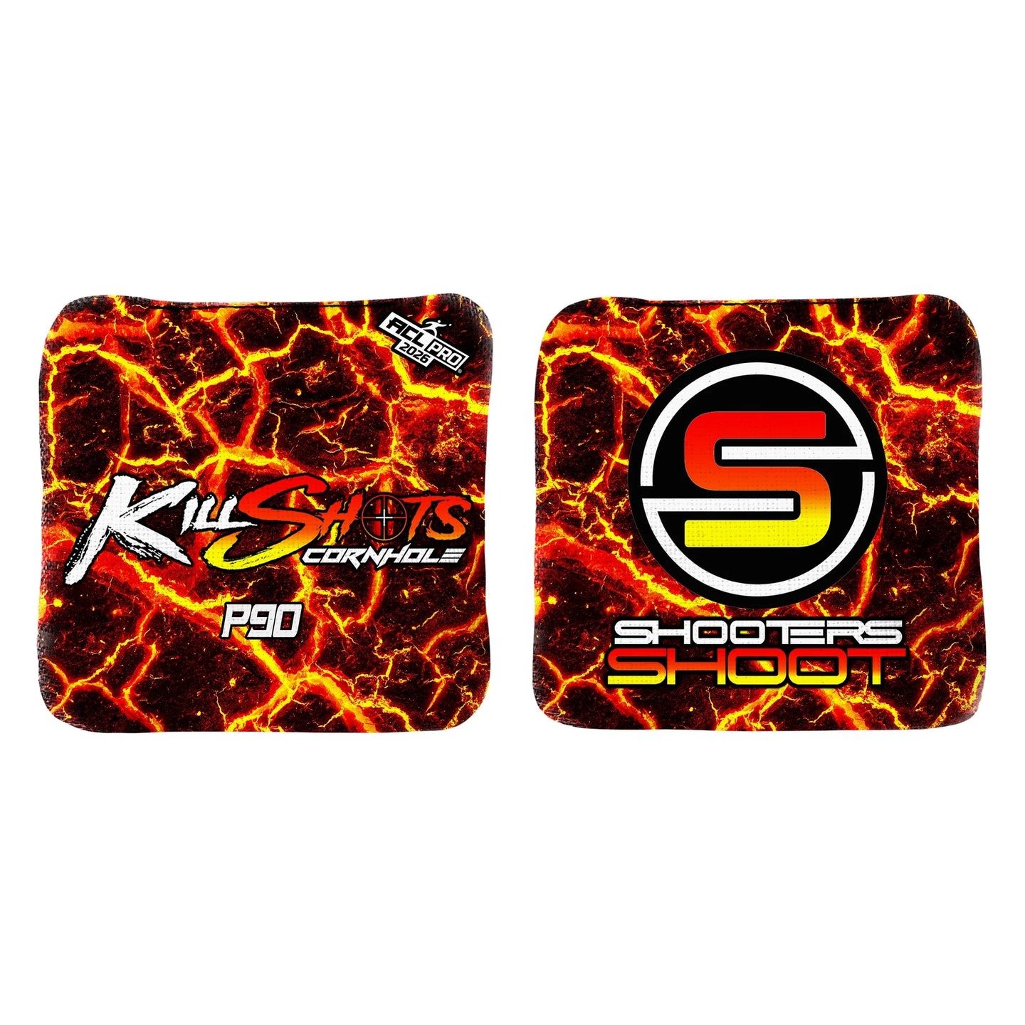 Killshots Cornhole | P90 Series | 2026 ACL PRO | Cornhole Bags | Limited Edition Designs