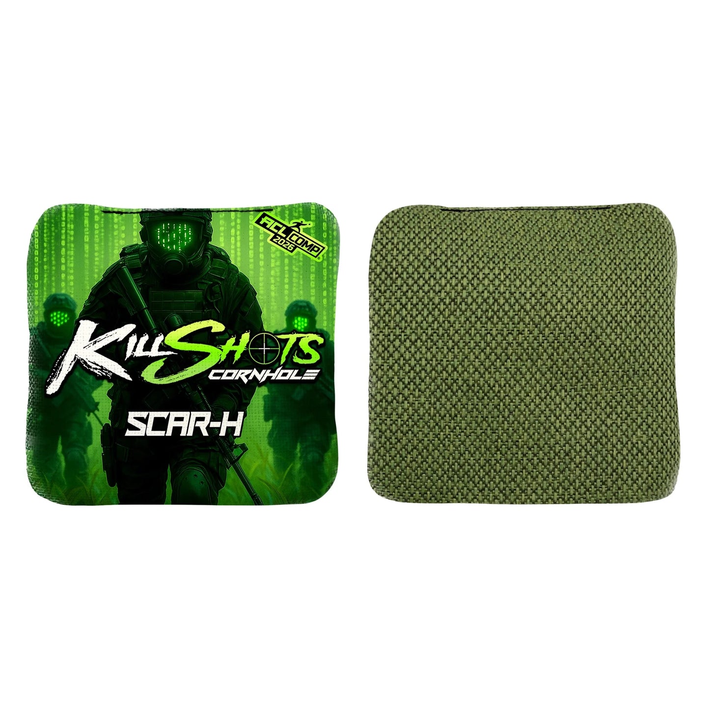 Killshots Cornhole | Scar-H Series | 2026 ACL COMP | Cornhole Bags | Limited Edition Designs