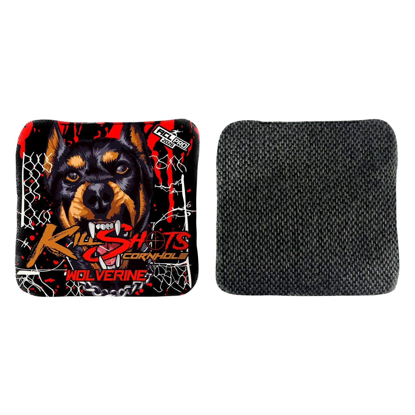 Killshots Cornhole | Wolverine Series | 2026 ACL PRO | Cornhole Bags | Limited Edition Designs