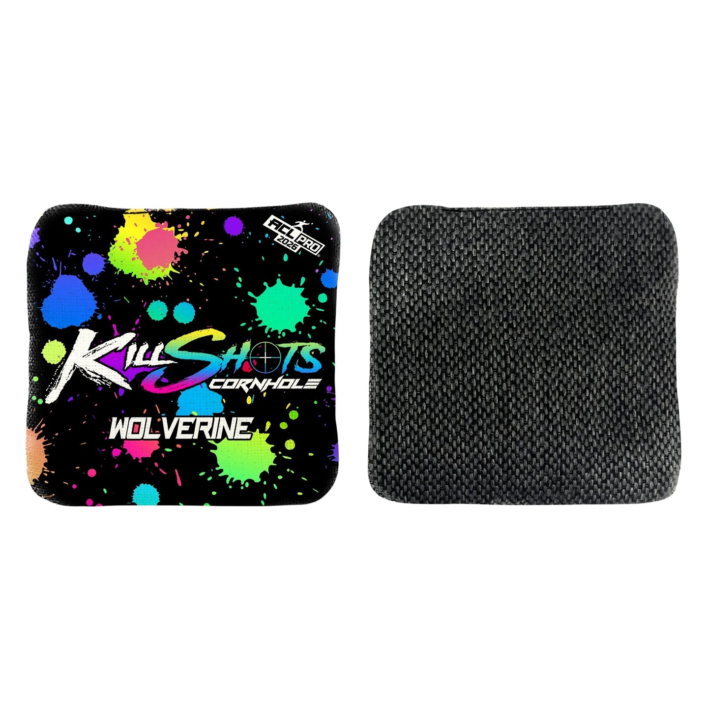 Killshots Cornhole | Wolverine Series | 2026 ACL PRO | Cornhole Bags | Stock Designs