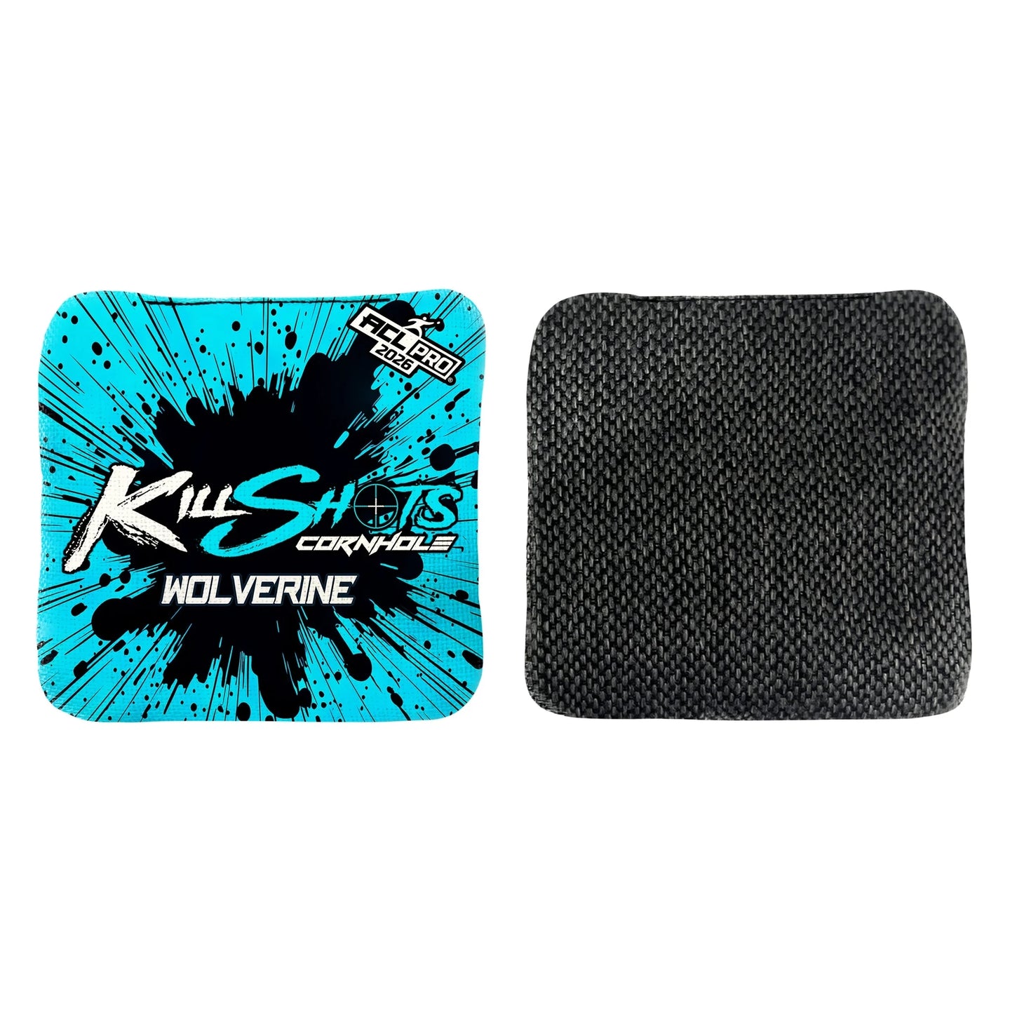 Killshots Cornhole | Wolverine Series | 2026 ACL PRO | Cornhole Bags | Stock Designs
