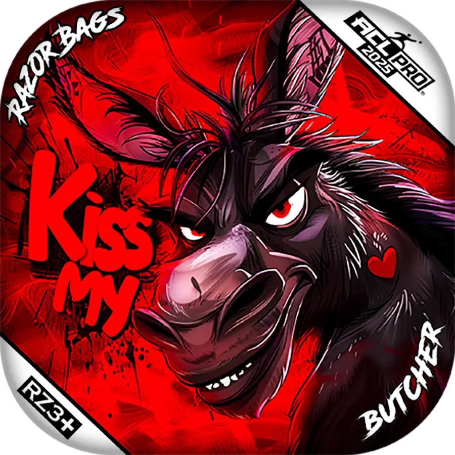 Butcher | Kiss My | ACL PRO Razor Cornhole Bags