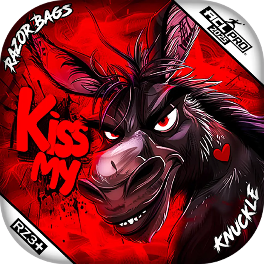Knuckle | Kiss My | ACL PRO Razor Cornhole Bags