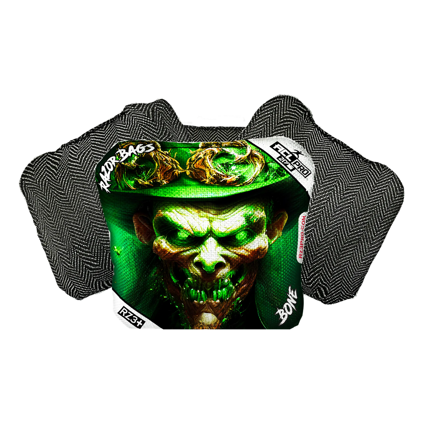 Bone | Leprechaun Smile | ACL PRO Razor Cornhole Bags