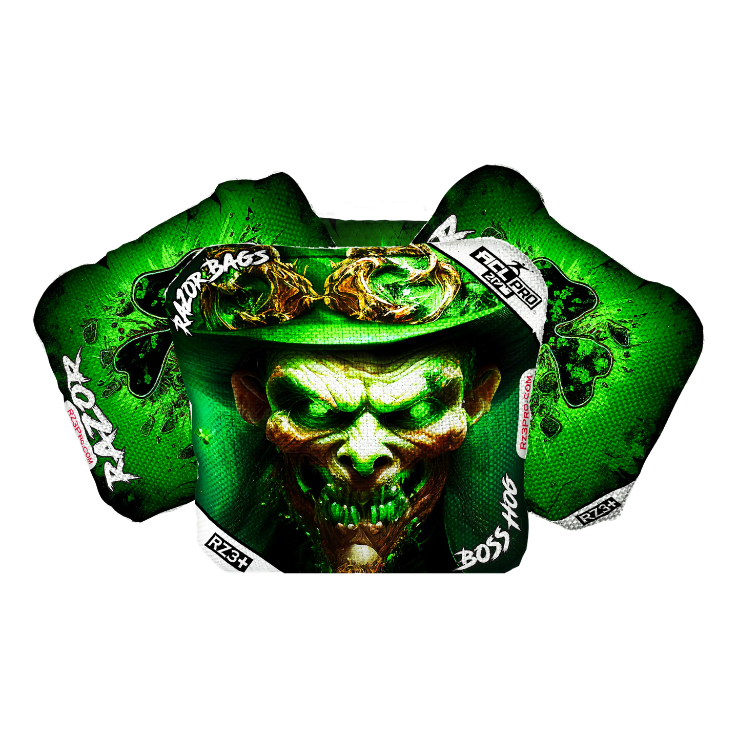 Boss Hog | Leprechaun Smile | ACL PRO Razor Cornhole Bags
