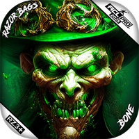 Bone | Leprechaun Smile | ACL PRO Razor Cornhole Bags