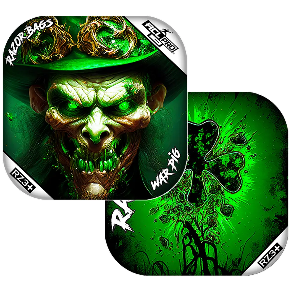 War Pig | Leprechaun Smile | ACL PRO Razor Cornhole Bags